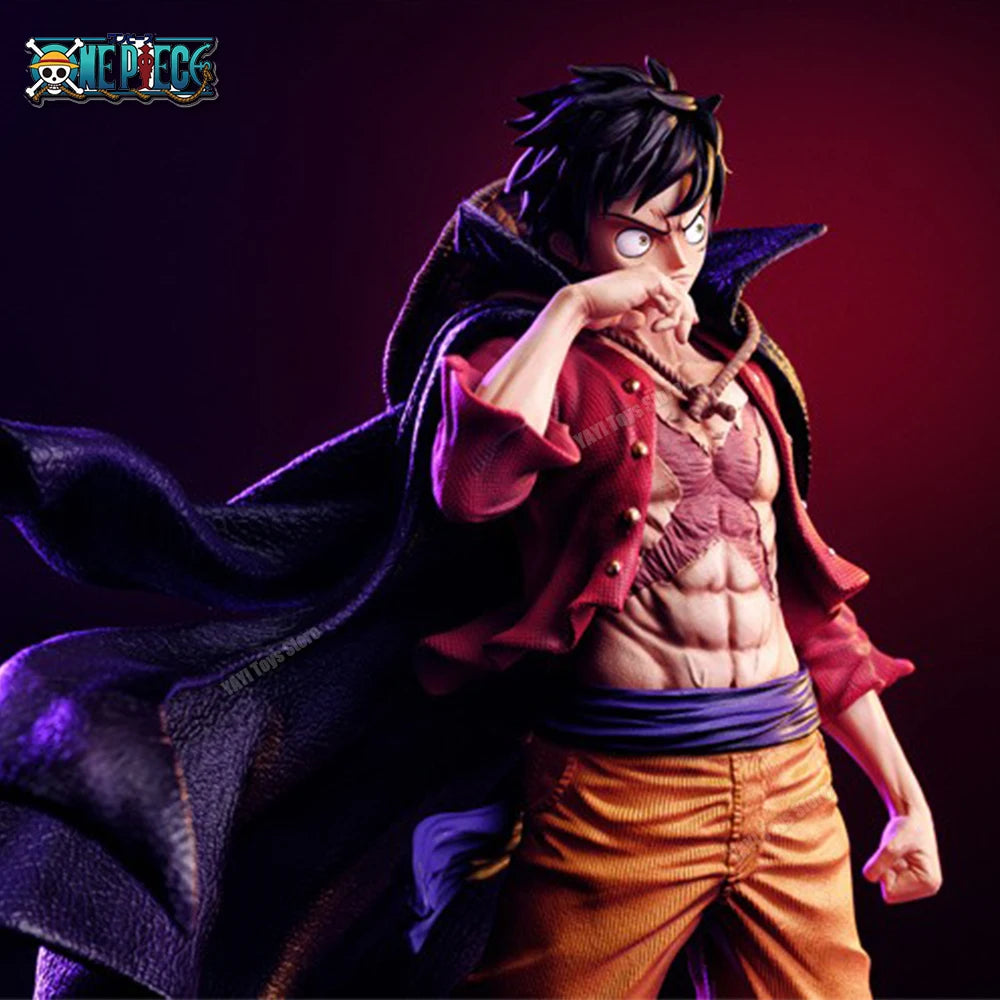 One Piece figure anime theater fire fist Luffy model ornaments tide play
