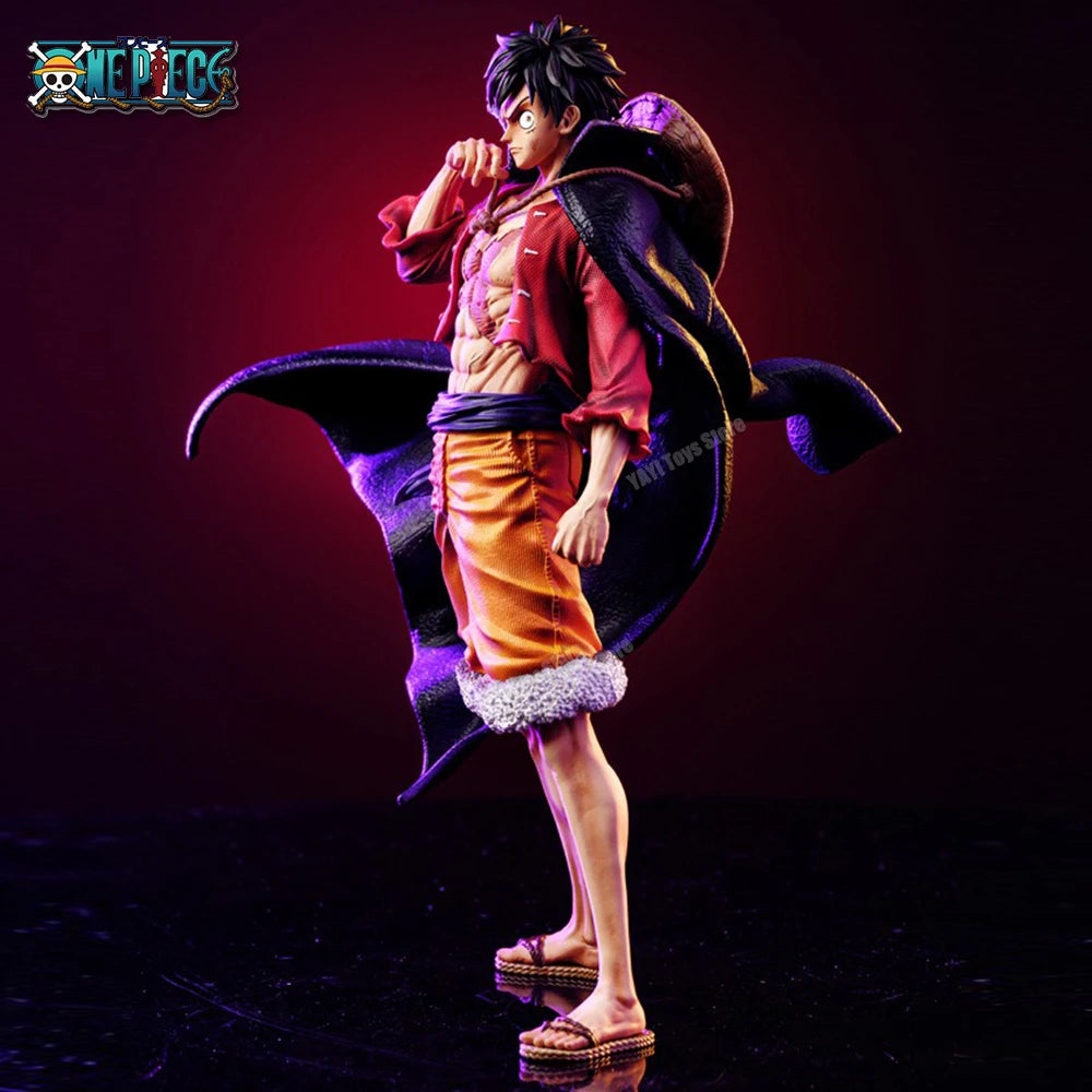 One Piece figure anime theater fire fist Luffy model ornaments tide play