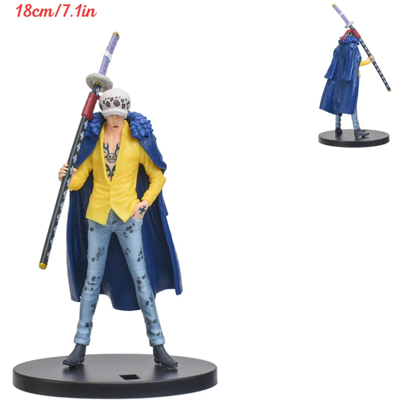One Piece Anime Action Figure Toys Wano Country Trafalgar D Water Law Manga PVC Collection Figurine Model Dolls Gifts Kids