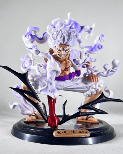 One Piece Luffy Gear 5 Sun God Nika Anime Figure