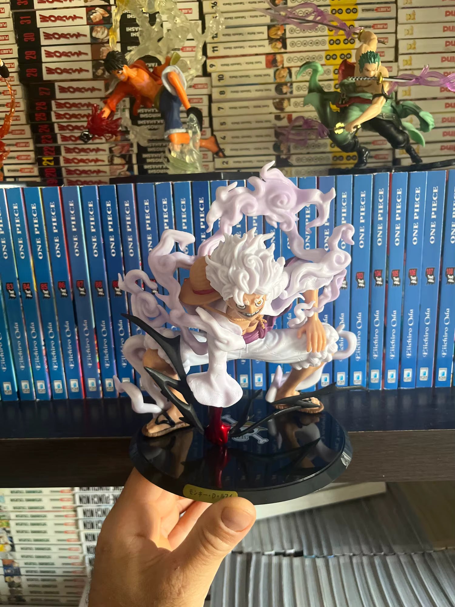 One Piece Luffy Gear 5 Sun God Nika Anime Figure