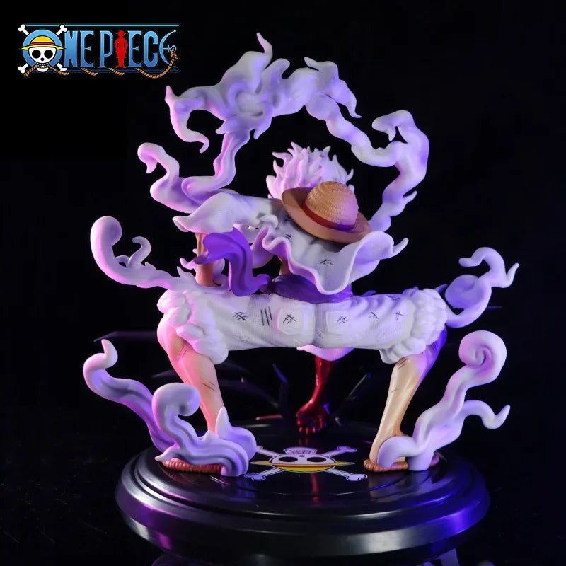 20 cm / 7.8 inches One Piece Character Luffy Sun God Nika Form 5th Gear PVC Action Figure Collection Decoration Ornaments Toys