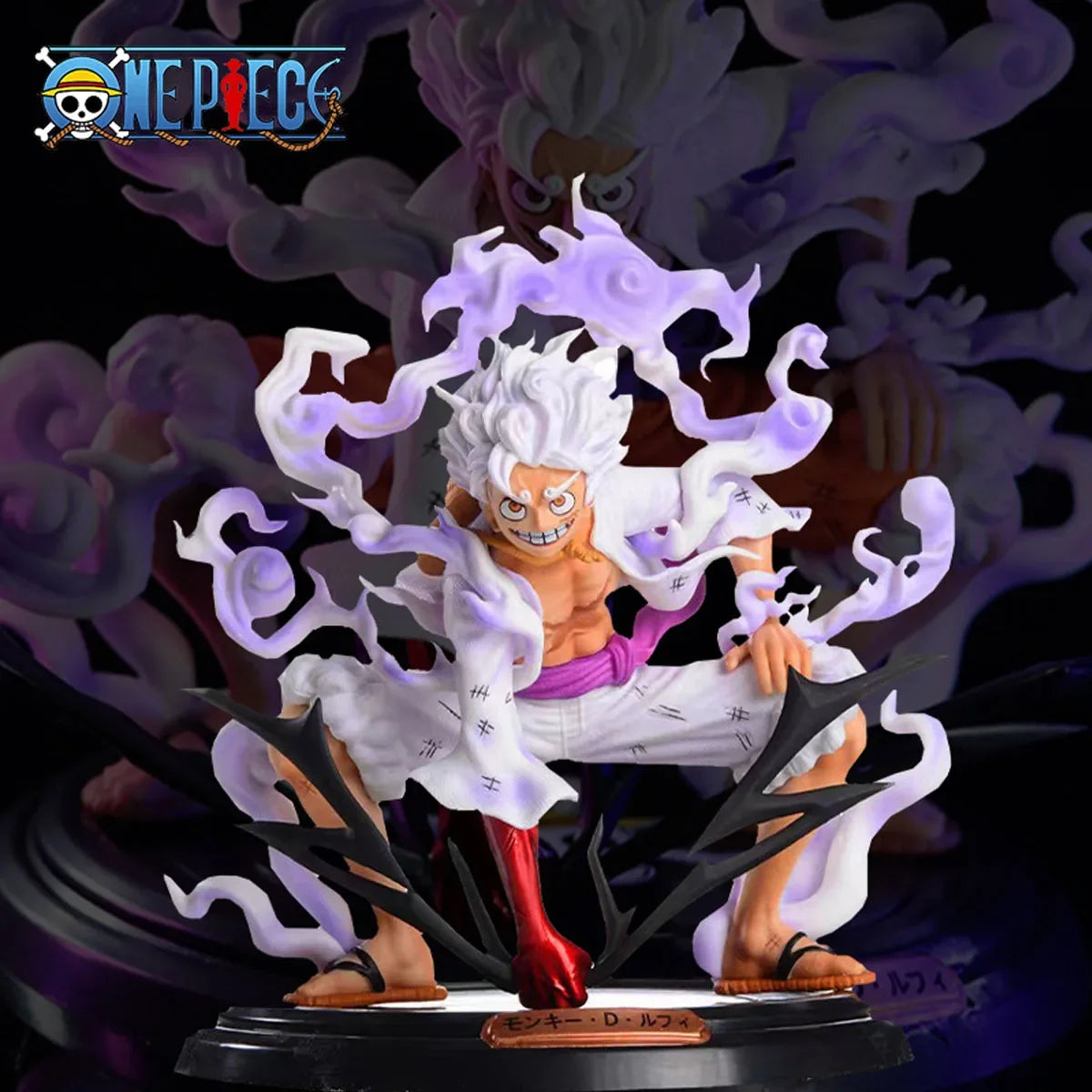 20 cm / 7.8 inches One Piece Character Luffy Sun God Nika Form 5th Gear PVC Action Figure Collection Decoration Ornaments Toys