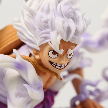One Piece Luffy Gear 5 Sun God Nika Anime Figure